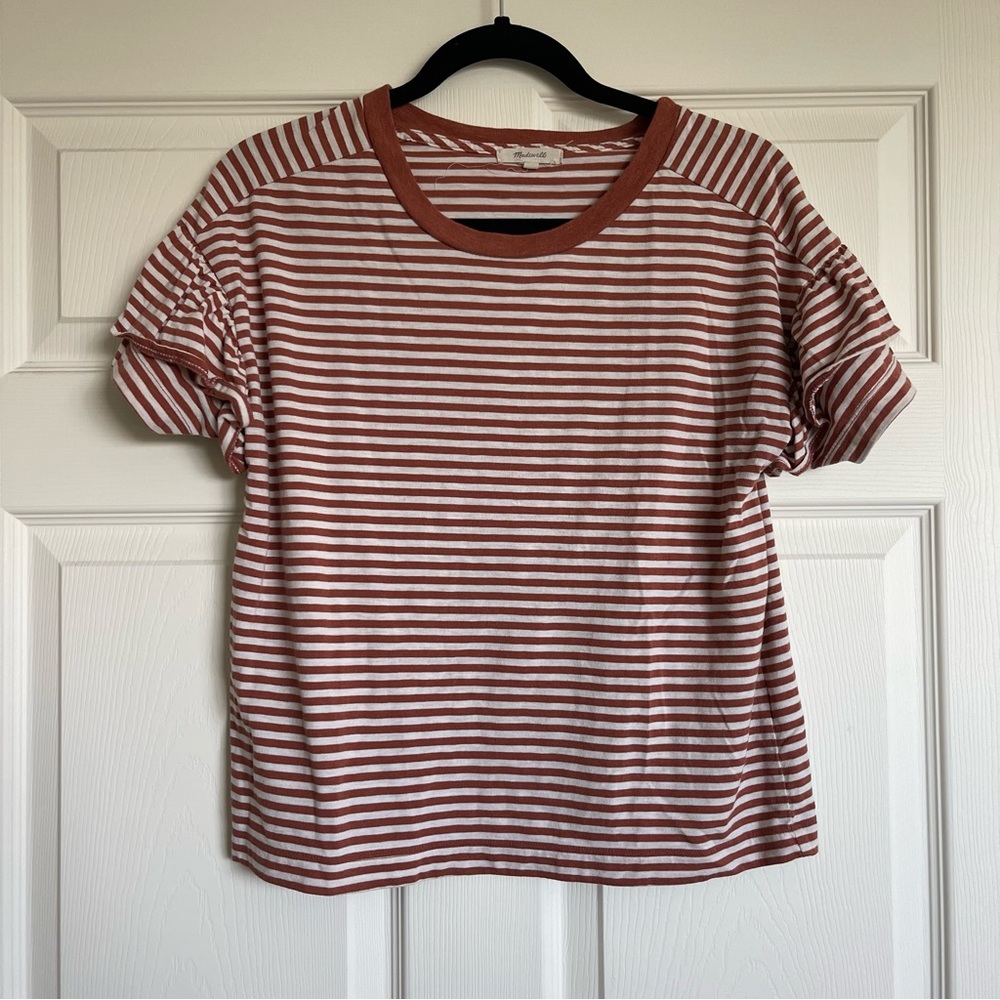 Madewell Ruffle Sleeve Tee